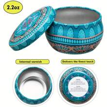 10 Peças de Latas de Vela Impressas com Floral Premium - Recipientes Redondos DIY com Tampas Seguras para Velas Criativas, Artes e Artesanato e Armazenamento Versátil - Uma Adição Estética Perfeita para Suas Necessidades Domésticas e de Presentes