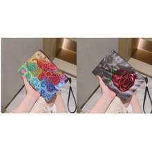 1pc 5D DIY Diamond Painting Craft, Crystal Rhine Art Mandala Rose Series Craft Kit, Nhẹ, Thời trang và Di động - Nhiều màu - Xem 1