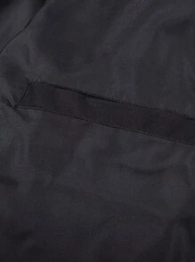 Giacca antivento con cappuccio da uomo, design alla moda a patchwork con tasche multiple, giacca casual per l'autunno