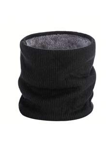 1pc Men's Autumn And Winter Cold-Resistant And Warm Neck Warmer, With Thermal Lined To Help Protect Against Harsh Outdoor Cold, A Warm Gift For Thanksgiving, Christmas, And New Year's