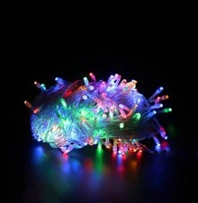 100 LED String Lights 10 Meters Christmas Lights With 8 Functions Party 110/220 - 查看 1