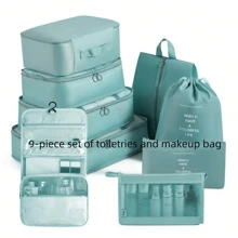 6/7/8/9/10/11 件便携式旅行收纳袋套装 - 轻松整理您的衣物、鞋子和内衣 - 非常适合行李箱和手提箱包装标语图形旅行收纳袋便携式带鞋洗漱用品和洗衣袋学校用品学校用品大学宿舍装饰卧室装饰宿舍必需品学生教师收纳袋衣物收纳衣物整理器旅行袋套装旅行整理器套装旅行必需品返校用品