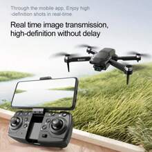 F198 Drone Toy, App Controlled, Brushless Motor For Stable Flight, HD Dual Camera, Optical Flow Hovering, Easy Operation With Gesture Photo, 4-Axis Flying Toy Gift - Multicolor - View 5