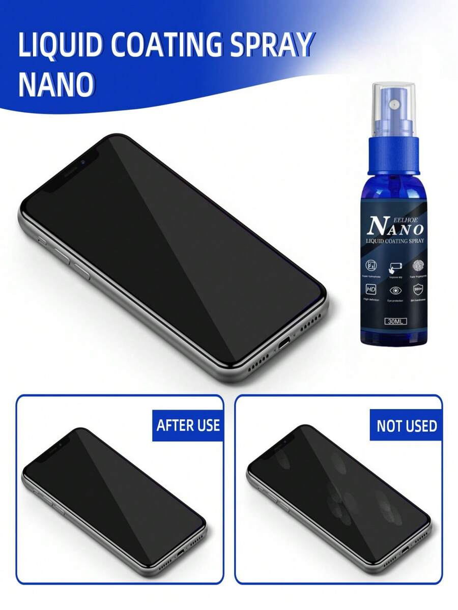 Smartphone Coating Spray Liquid Glass Screen Protector Hydrophobic
