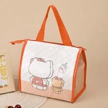 Sanrio 1 st/Cartoon schattige koeltas Sanrio-serie Hello Kitty aluminiumfolie dubbellaags dikke lunchtas