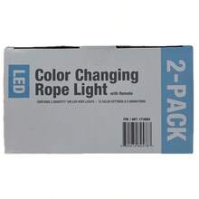 Intertek LED Color Changing Rope Light With Remote 18 Foot (Pack Of 2) - Multicolor - View 5