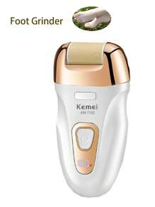 Kemei 新款脱毛器 KM-7102 电动脱毛器 无痛脱毛 女士体毛 腋毛 比基尼私密部位脱毛 女士足部磨毛器 光滑护肤套装 3 合 1 女士圣诞节或新年礼物 - 白色 - 查看 9