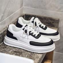 GNVA Fashionable Casual Versatile Sports Sneakers, Height Increasing, Wear-Resistant Skateboard Shoes For Men