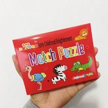 16 件蒙特梭利幼儿拼图卡片玩具儿童拼图配对游戏教育玩具卡通形状认知训练礼物圣诞玩具>其他儿童益智玩具、学习玩具、小拼图、儿童拼图、幼儿学习玩具、儿童拼图卡片 - 彩色 - 查看 10