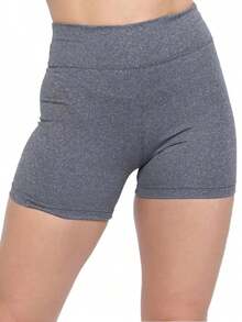 Kit 2 Women's Basic Mid-Thigh Shorts FITNESS Physical Activity FAST SHIPPING - Nhiều màu - Xem 2