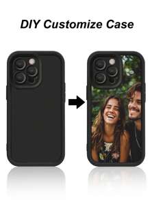 1pc Customized Photo Phone Case Compatible With Apple IPhone 16 Pro Max Model,Stylish,Colorful,Vintage,Cute,Contracted,Funny,Custom,Personalized,Unique,Customized,Ideal Gifts For Him,Ideal Gifts For Her,Boyfriend,Girlfriend,Family,Friends,Grandparents,Couple,For Anniversaries,For Birthdays