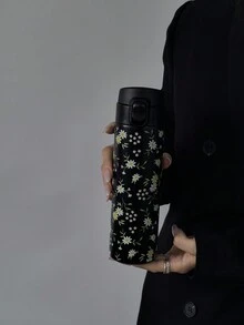 1 chiếc cốc giữ nhiệt Daisy Series 450ml/15,22oz, cốc giữ nhiệt có nắp lật khóa, bình đựng nước thể thao ngoài trời và phòng tập thể dục, đồ dùng học tập, quà tặng ngày lễ - Nhiều màu - Xem 11