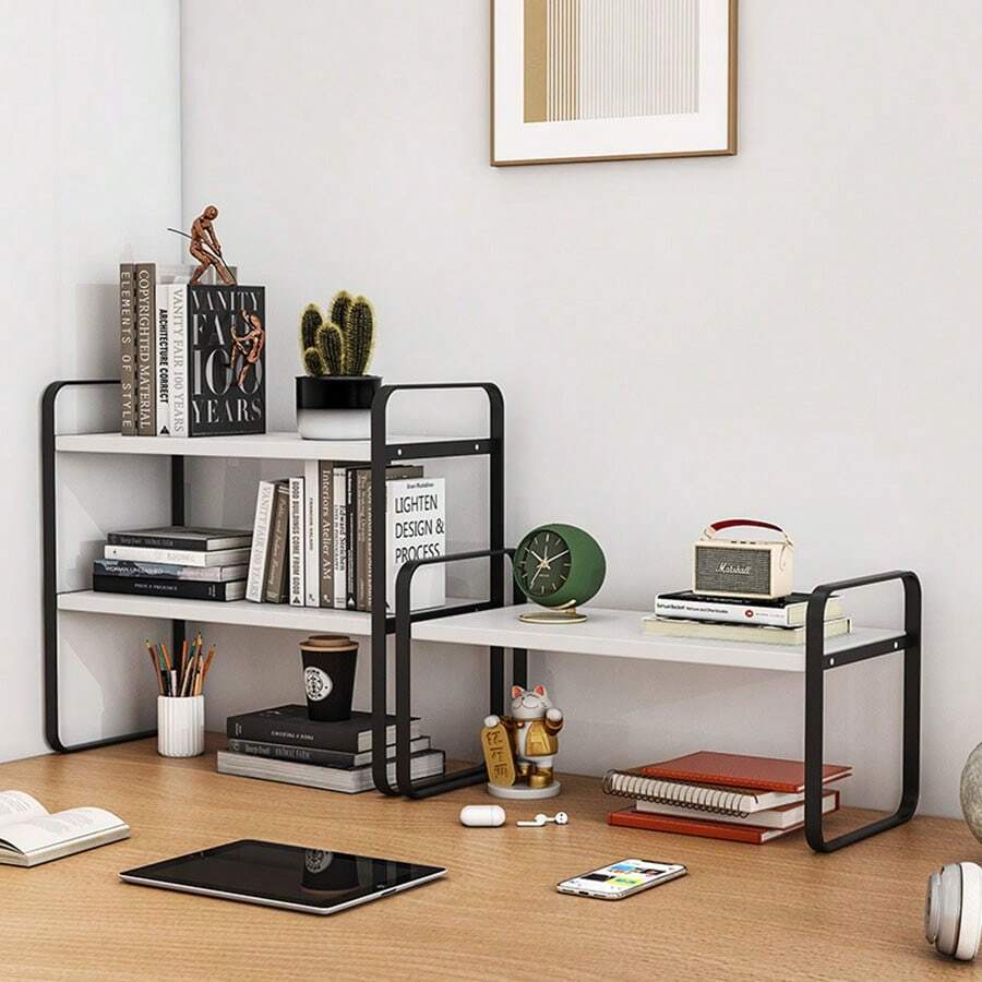 Desk Storage Shelf Computer Desktop MultiLayer Organizer Simple Office