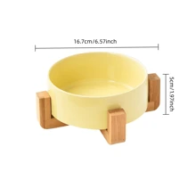 陶瓷猫爱好者和猫妈妈爱与狗爱好者和狗妈妈爱碗，猫/狗爱好者礼物和狗/猫妈妈爱宠物水/食物盘，防溢 - 彩色 - 查看 8