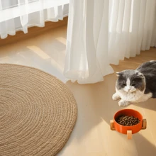 陶瓷猫爱好者和猫妈妈爱与狗爱好者和狗妈妈爱碗，猫/狗爱好者礼物和狗/猫妈妈爱宠物水/食物盘，防溢 - 彩色 - 查看 7