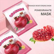 Mascarilla hidratante con esencia de blanqueamiento de frutas mixtas - Multicolor - Ver 2