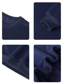 1pc Girl's Casual Printed Pullover Crew Neck Sweatshirt For Autumn/Winter, Youth Trendsetter Essential Crew Neck Hoodie Collection