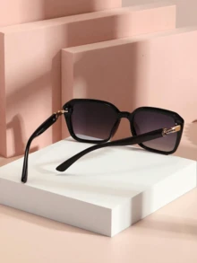 1 chiếc kính thời trang thường ngày gọng lớn thanh lịch dành cho nữ, đồ dùng du lịch & ngoài trời cần thiết, đồ dùng cơ bản hợp thời trang thu đông cho phụ nữ, trang phục công sở, quà tặng thường ngày Y2k - Nhiều màu - Xem 3