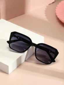 1 chiếc kính thời trang thường ngày gọng lớn thanh lịch dành cho nữ, đồ dùng du lịch & ngoài trời cần thiết, đồ dùng cơ bản hợp thời trang thu đông cho phụ nữ, trang phục công sở, quà tặng thường ngày Y2k - Nhiều màu - Xem 2