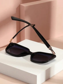 1 chiếc kính thời trang thường ngày gọng lớn thanh lịch dành cho nữ, đồ dùng du lịch & ngoài trời cần thiết, đồ dùng cơ bản hợp thời trang thu đông cho phụ nữ, trang phục công sở, quà tặng thường ngày Y2k - Nhiều màu - Xem 4