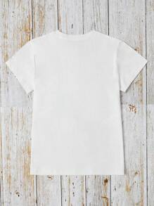 Tops Dames Zomer Casual Punk Stijl Ronde Hals Korte Mouw Lip Print Mode Gothic Straat T-shirt
