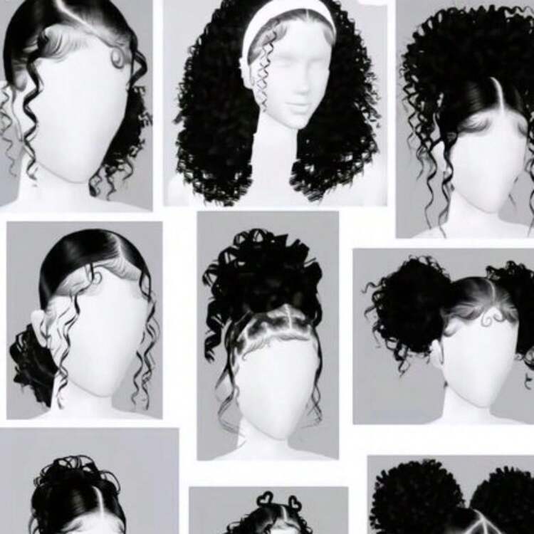 TENAZA DELGADA  PARA RIZOS, RIZADORA PARA CABELLO - Multicolor - Añade 5