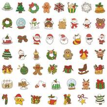102 张圣诞贴纸乙烯基美学贴纸，适用于剪贴簿、日记、笔记本电脑、保险杠、滑板、水瓶、电脑、手机、卡通、安全帽、汽车贴纸和贴花 - 彩色 - 查看 3