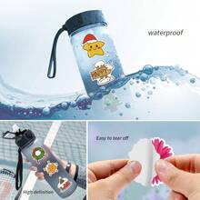 102 张圣诞贴纸乙烯基美学贴纸，适用于剪贴簿、日记、笔记本电脑、保险杠、滑板、水瓶、电脑、手机、卡通、安全帽、汽车贴纸和贴花 - 彩色 - 查看 7