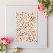 1 tờ giấy chuyển nước hình hoa 5,9*4,13 inch Đất sét polymer 4 kiểu Tờ chuyển nước hình hoa Bohemian Vintage Làm đồ trang sức Hoa tai DIY Men polymer Đồ gốm Công cụ Nghệ thuật Thủ công - Nhiều màu - Xem 13