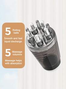 1pc Random Color Transparent Oil Comb, Multi-Functional Scalp Massager, Suitable For Serum, Nourishing Liquid, Conditioner, Essential Oils, Can Precisely Apply Liquid Or Oil To Hair Roots - Multicolor - View 5