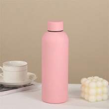 16oz Stainless Steel Elegant Slim Mouth Insulated Water Bottle, High-Quality Outdoor Portable Large Capacity Sports Water Cup, Customizable, 1pc Set Easy To Clean, Exquisite,High-Quality Custom,Personalized,Unique Ideal Gifts For Her Her,Boyfriend,Girlfriend,Dad,Mom,Family,Friends,Son,Daughter,School Students,Workers,Kids School,Home,Office