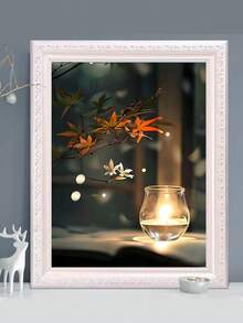 1 bức tranh kim cương, thiết kế nền mặt trăng, phù hợp cho người lớn mới bắt đầu, quà tặng kim cương đầy đủ, đi kèm với bộ thêu kim cương 5D, tuyệt vời để trang trí nghệ thuật tại nhà - Nhiều màu - Xem 12