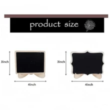 20 Pcs Small Chalkboard Signs With Easel Stand For Table Numbers, Buffet Food Signs, Wedding Signs, Birthday Parties, Place Cards, Message Board Signs And Event Decoration - Multicolor - View 3