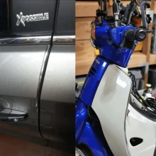 Dải viền cửa xe mạ crom 5m/196,85in, tấm bảo vệ cản sau có viền viền cuộn để chống trầy xước - Nhiều màu - Xem 5