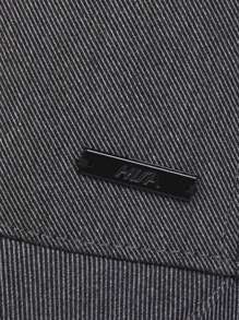 1 pieza Gorra de béisbol para hombre con logotipo Hua, gorra casual ajustable para protección solar de primavera y otoño - Gris Oscuro - Ver 5