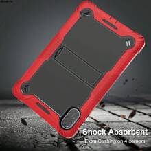 Funda de silicona resistente para tableta Honor Pad X9, carcasa híbrida de 11,5 pulgadas para PC, soporte a prueba de golpes, 2023 - Rosa - Ver 5