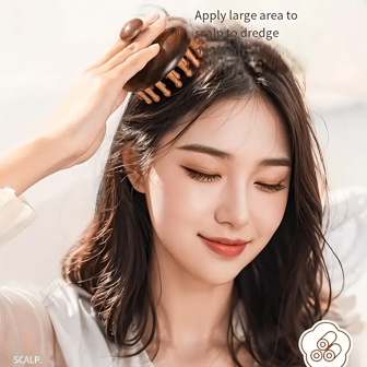 1pc Face & Head Massage Comb, Meridian Therapy, Wrinkle Reduction