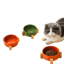 陶瓷猫爱好者和猫妈妈爱与狗爱好者和狗妈妈爱碗，猫/狗爱好者礼物和狗/猫妈妈爱宠物水/食物盘，防溢 - 彩色 - 查看 12