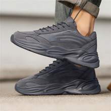 GNVA Men's Winter Versatile Casual Fashion Sports Chunky Sneakers, Anti-Slip Wear-Resistant Height Increasing Athletic Shoes