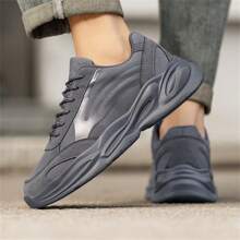 GNVA Men's Winter Versatile Casual Fashion Sports Chunky Sneakers, Anti-Slip Wear-Resistant Height Increasing Athletic Shoes
