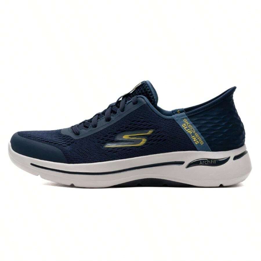 Skechers 男士轻便户外跑步训练休闲步行鞋 216258-NVY - 216258-NVY - 查看 1