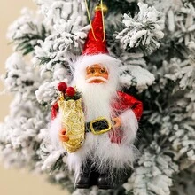 1 件，华丽的圣诞老人雕像：用于家庭、派对、三个庄严的站立圣诞老人装饰、大气的礼物摆件 - 彩色 - 查看 10