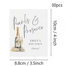 30pcs Wine Labels, Photo Wine Label Template, Minimalist Wedding Favor, Custom Wine Label, Personalized Gift, Wine Gift Label - Multicolor - View 15