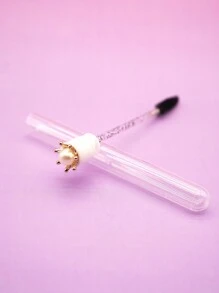 1/3/5件套皇冠高品质睫毛刷和眉刷套装，便携式睫毛嫁接工具，旅行必备 - 黑與白 - 查看 7