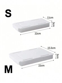 2pcs Hidden No Drill Desk Drawer Under Desk Storage Box With Large Capacity For Office Table, Pull-Out Design Desk Organizer Decorations Autumn Decor Festival Decor Room Decor Home Decor Fall Decor Bedroom Decor