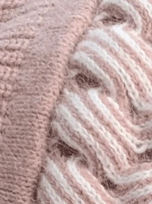 1 sztuka z czystego kolorowego włókna poliestrowego w stylu boho (poliester) z drobnym puchem, 3 zimowe włóczki – ciepła czapka dzianinowa z wełnianymi kulkami, elastycznymi paskami, ocieplaczami na uszy, odpowiednia na wieczory kawalerskie – proces tkania poliestru barwionego wodą, nadaje się do prania ręcznego jesienią i zimą