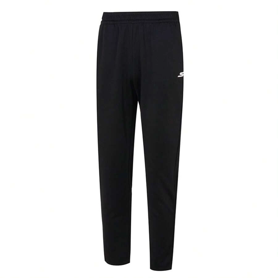 Skechers Men's Athletic Pants, Running, Fitness Training, Comfortable Casual Knitted Trousers P224M125-03K8 - Black - View 1