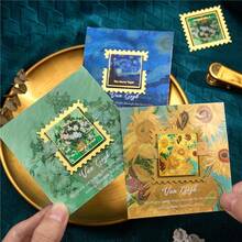 1 cái Dấu trang Retro Imprint Series, Kẹp kim loại vẽ tranh sơn dầu sáng tạo - Dấu ấn cổ điển - Xem 2