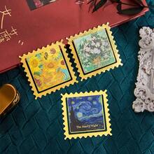1 cái Dấu trang Retro Imprint Series, Kẹp kim loại vẽ tranh sơn dầu sáng tạo - Dấu ấn cổ điển - Xem 7