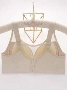 Áo ngực ren hoa Bandeau không gọng 4 hàng móc cài phía trước cho nữ - Nhiều màu - Xem 7